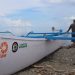Salah seorang Anggota Kelompok Nelayan Ikan Terbang Desa Tondo Kecamatan Sirenja Kabupaten Donggala, Sulawesi Tengah sedang menyiapkan perahu yang merupakan bantuan dari Yayasan Care Peduli untuk membantu memulihkan penghidupan kelompok nelayan pascagempa bumi, tsunami dan dampak dimasa pandemi.Kredit Photo Fandi